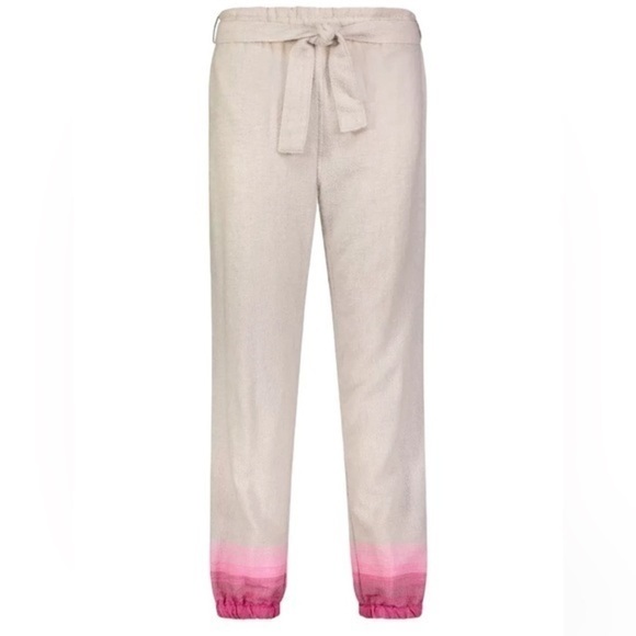 NWT Lemlem Hani Tie Belt Lounge Pants in size small - Picture 1 of 7